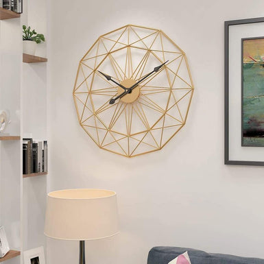 DECOR WISHES®  Home Decorative Modern wall clock decor Unique Design Large Metal  Wall Clock