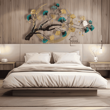 MOON AND TREE WALL ART
