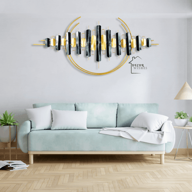 RING AND BARS WALLART