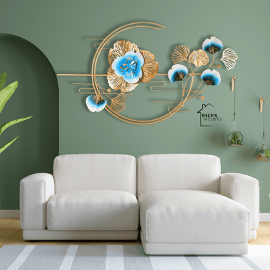 MOON AND WAVES WALL ART